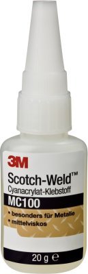 3M MC100 vteřinové lepidlo pro lepení kovů, 20g