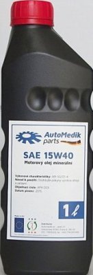Olej AutoMedik 15W-40 1L