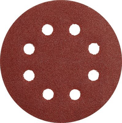 Brusný papír 115 mm P60 s otvory 5 ks suchý zip
