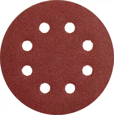 Brusný papír 115 mm P60 s otvory 5 ks suchý zip
