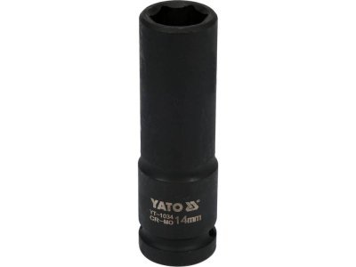 Nástavec 1/2" rázový šestihranný hluboký 14 mm CrMo