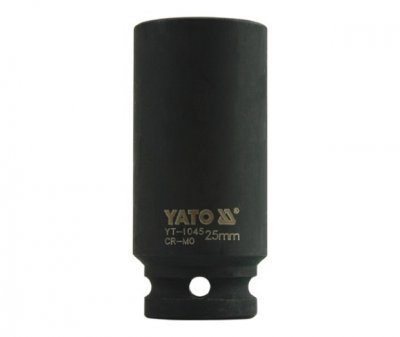 Nástavec 1/2" rázový šestihranný hluboký 25 mm CrMo