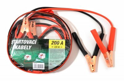 Startovací kabely 200A 2,5m zipper bag
