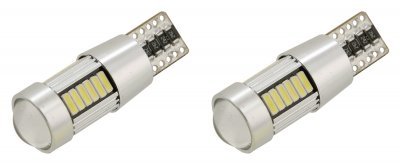 Žárovka 27 LED 12V T10 NEW-CAN-BUS bílá 2ks