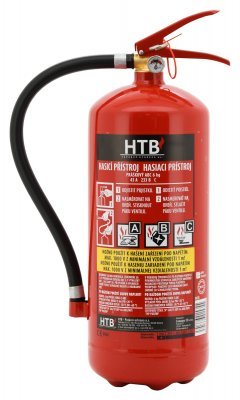Hasicí přístroj práškový 6 kg ABC (43A)