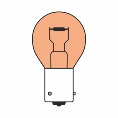 Žárovka 12V PY21W BaU15s ORANGE box