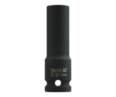 Nástavec 1/2" rázový šestihranný hluboký 13 mm CrMo