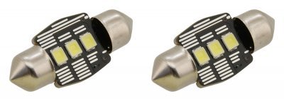 Žárovka 3 LED SMD 12V suf.11X32 SV8.5 NEW-CAN-BUS bílá 2ks