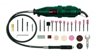 Bruska mini 135 W + 40 ks příslušenství LUND