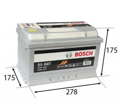 startovací baterie BOSCH 0 092 S50 070