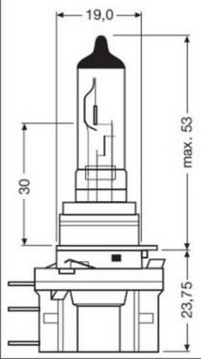 Zarovka, dalkovy svetlomet OSRAM 64176