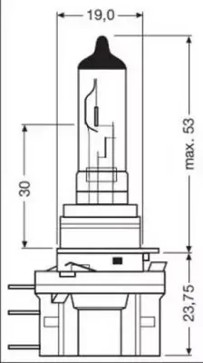 Zarovka, dalkovy svetlomet OSRAM 64176