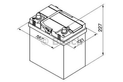 startovací baterie BOSCH 0 092 S40 190