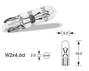 Žárovka, osvětlení přístrojů OSRAM 2723