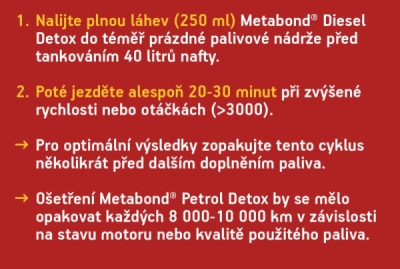 Metabond Diesel Detox - regenerátor naftových motorů