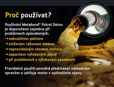 Metabond Petrol Detox - regenerátor benzínových motorů