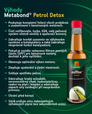 Metabond Petrol Detox - regenerátor benzínových motorů