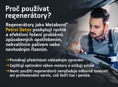 Metabond Petrol Detox - regenerátor benzínových motorů