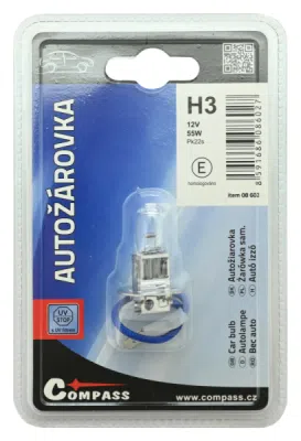 Žárovka 12V H3 55W Pk22s blister 1ks