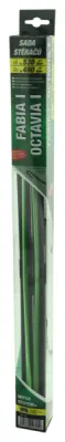 Stěrače FLAT SET 530+480mm GREEN OCT I/FAB I