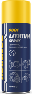 Universal smørestoff MANNOL Lithium spray 9881 400ml
