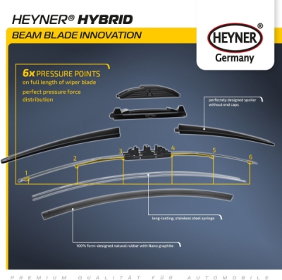 Vindusvisker HEYNER 450mm 028000