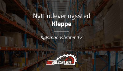 Nytt utleveringssted - Kleppe