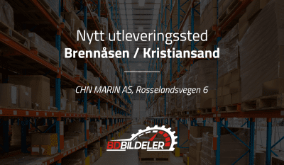 Nytt utleveringssted - Brennåsen / Kristiansand
