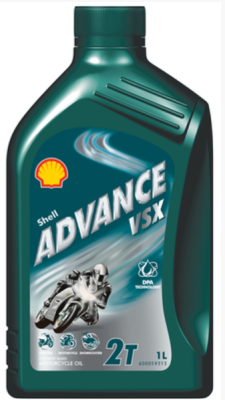 Motorolje 2-takt SHELL 550053703 ADVANCE VSX 2T 1L