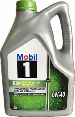 Motorolje MOBIL 1 157814 0W40 ESP X4 5L