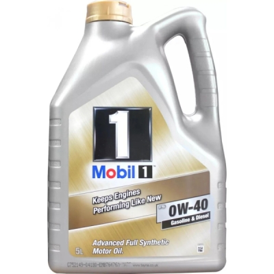 Motorolje Mobil 1 153669 0W40 5L