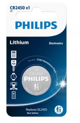 Batteri CR2450 PHILIPS PHCR2450