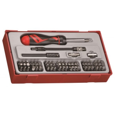 Sæt med ­skruetrækker og bits TENG TOOLS TNG-144030103