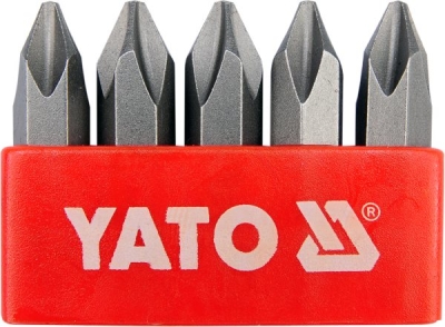 Slagbits PH2 – sæt med 5 dele YATO YT-2810