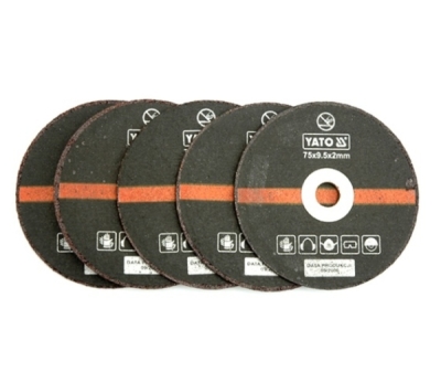 Sæt med skæreskiver 75 mm YATO YT-0994