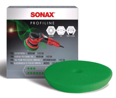 Polerskive Grøn Ø130 Medium SONAX