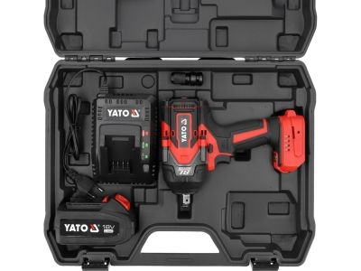 18V Akku slagmomentnøgle 1/2" – 1200 Nm sæt YATO YT-828071