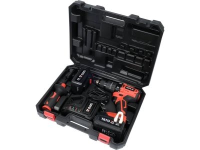 18V Akku slagboremaskine – Børsteløs motor, 75 Nm YATO YT-82791