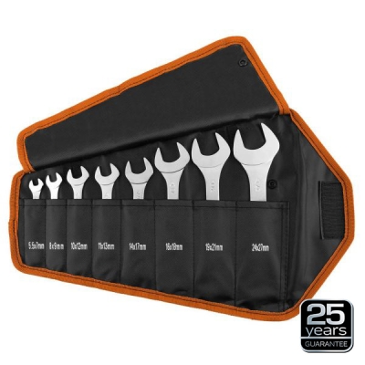 Dobbeltsidet gaffelnøgle 5,5 x 27 mm – sæt NEO TOOLS 09-860
