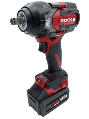 Batteridriven slagskruvdragare Rooks 1/2" 20V 750/1200NM Med batteri 4AH och laddare OK-03.4317