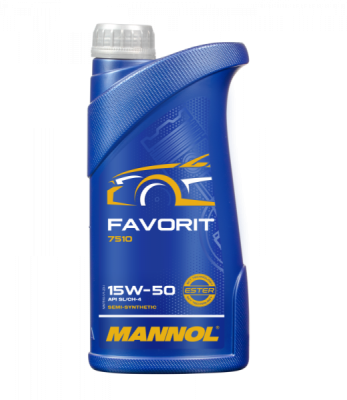 Motorolja MANNOL 7510 FAVORIT 15W50 1 Liter MN7510-1