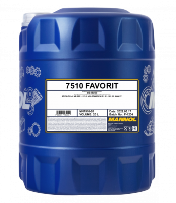Motorolja MANNOL 7510 FAVORIT 15W50 20 Liter MN7510-20