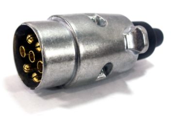 Släpvagnskontakt 7-polig aluminium AIMO AMIO01255