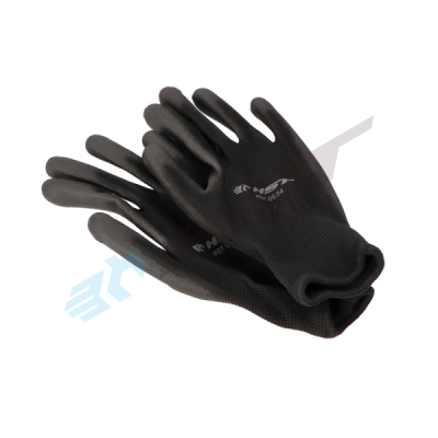 Arbetshandskar i svart nylon strl. 8 HST HST 0634