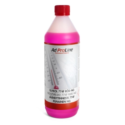 Glykol 774F Röd NG Koncentrerad 1l AdProLine 349001