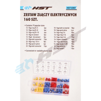 Kabeslskor set 160st HST HST0367