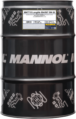 Motorolja MANNOL 7715 Longlife 504/507 5W-30 - 208 liter MN7715-DR