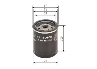 Oliefilter BOSCH 0 451 103 232