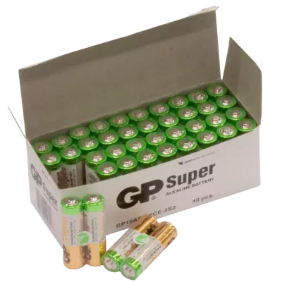 Gp lr06/aa batterier 40 stk.