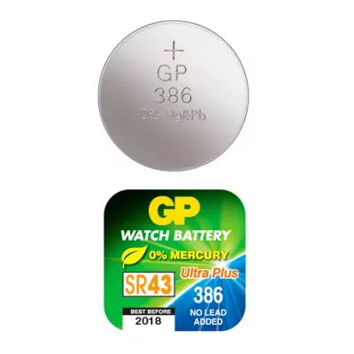 Gp 386sc1/sr43w batteri stk.